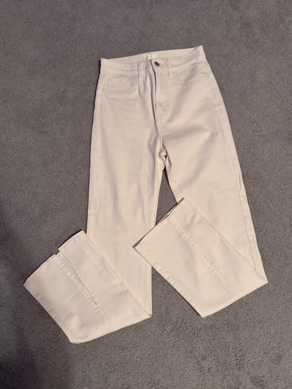 White Boot Cut Jeans